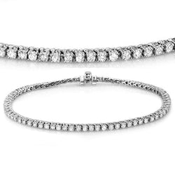 Diamond Tennis Bracelet in 14K White Gold, 1 1/2 CT