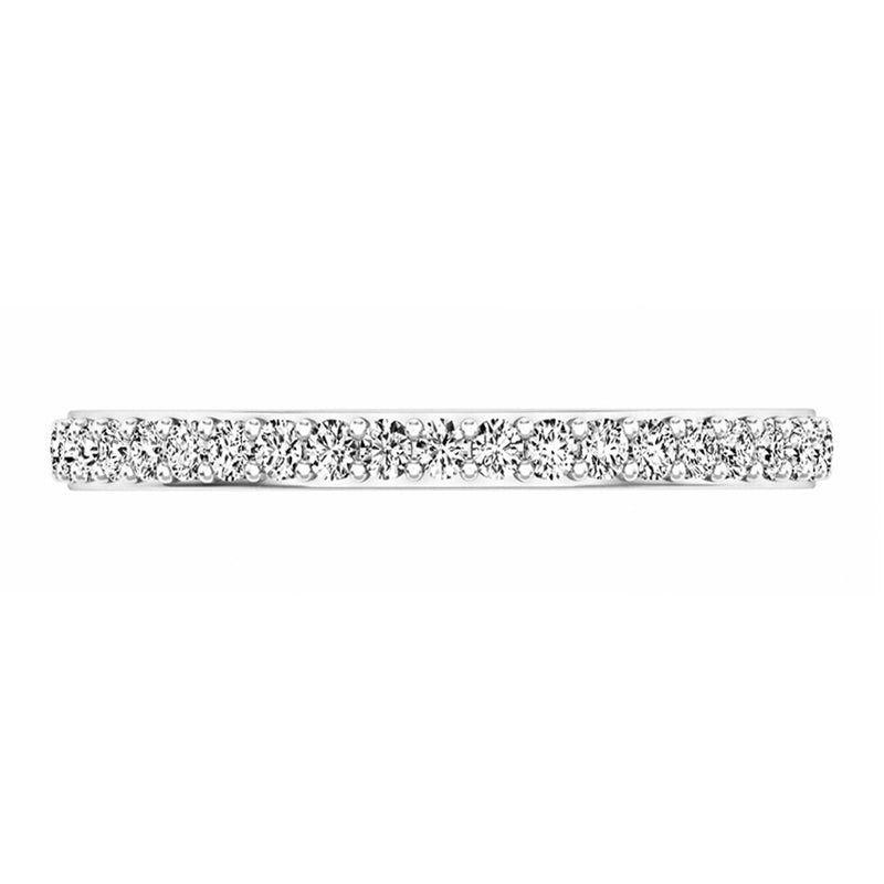 Diamond Stackable Band Ring in 14K White Gold, 1/4 CT